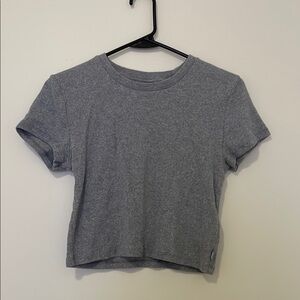 Aritzia TNA Ribbed Cropped T-Shirt